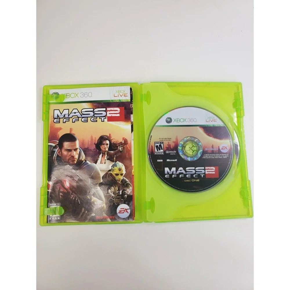 Mass Effect Trilogy Xbox 360 Microsoft Three Game Lot Bundle Tested Working